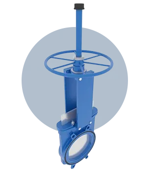 Knife gate valve